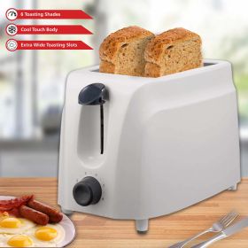 Brentwood Cool Touch New 2-Slice Toaster, White