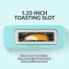 MyMini Single Slice Toaster, Aqua